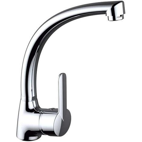 Grifo Cocina Fregadero 34X14X6,54Cm Monomando Caño Tubo Laton Cromo Urban C (1/3)