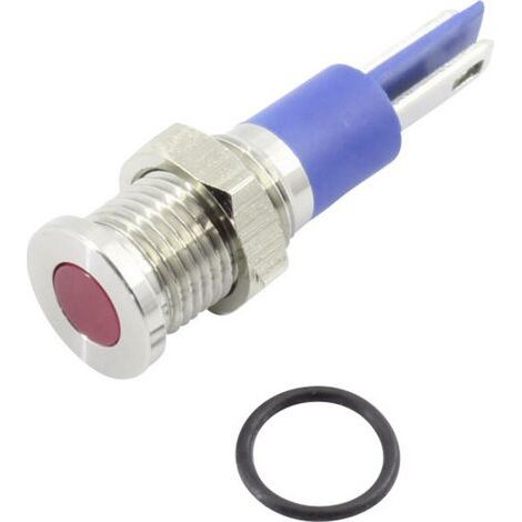 TRU COMPONENTS 1605965 Voyant de signalisation LED rouge 12 V DC/AC 70 mcd (1/3)