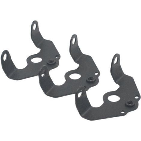 Accessoires moto pour Kawasaki ZX4R ZX4RR ZX400 Support de fixation de phare en aluminium noir, petit cadre de capot fixe en alliage (1/5)