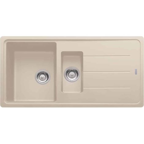 Évier Basis Fragranit BFG 651 - café crème - manuel - 970 x 500 x 200/100 mm (sous-meuble 60 cm) - Franke