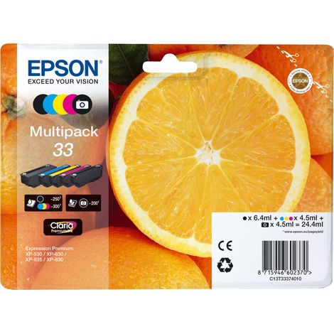 Pack de Cartouche d encre Epson Orange 5 couleurs