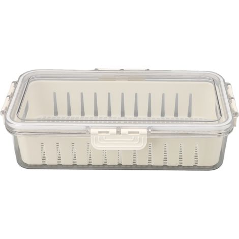 Boîtes de Rangement Alimentaire Réfrigérateur Étanches avec Égouttoir - Multifonction pour Cuisine, Pique-nique et Salle à Manger