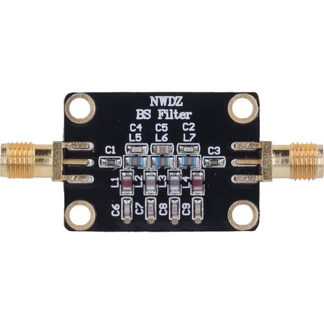 Filtre coupe-bande anti-interférence FM, faible perte 88-108 MHz, réducteur de bruit pour module de suppression d'interférences (1/5)