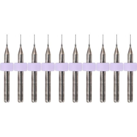GARRYFIZH 10 pièces 0.3mm aiguille de nettoyage buse forets nettoyant carbure de tungstène accessoire d'imprimante 3D (1/5)