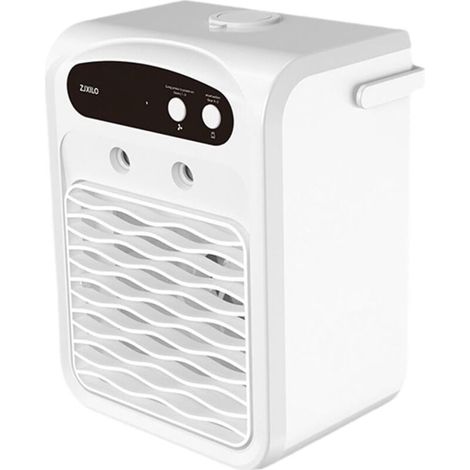 Multifunktionale Mini-Klimaanlage mit Nebelfunktion für Tisch- und Außenbereich, Weiß (1/5)