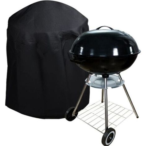 Waterproof, windproof, UV-resistant and tear-resistant barbecue cover, round 27.5 x 27.5 cm (1/3)