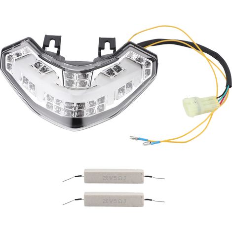 Feu arrière de moto, feu de stop, clignotants adaptés à DUCATI Multistrada 1200/1200S 10-14 (1/5)