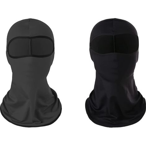 2 Pices Cagoule De Moto Cyclisme Vlo Homme Femme Balaclava Ski Vtt Mask Tour De Cou Moto Cyclisme Tour De Cou,cagoule Masque Visage Multifonction (1/5)