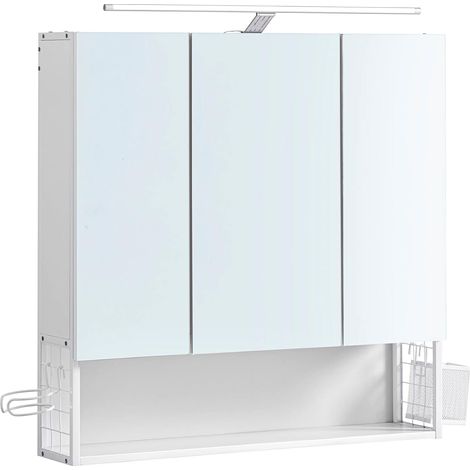 Badezimmerschrank mit Spiegel - BBK124W14 (1/5)
