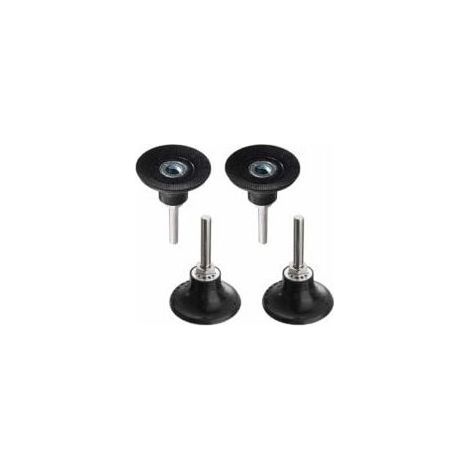 Plateaux de Polissage 50mm Disc Pad Support de Disque Abrasif de Ponçage Mandrin Polissage avec Tige de 1/4 '' Porte-Disque Rondes à Verrouillage Changement Rapide pour Outil Rotatif LO-Ron (1/5)