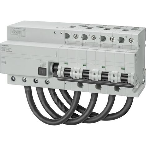 Magnetotermico differenziale 4 poli Tipo AC 300mA 10kA Siemens 5SU16441KK82