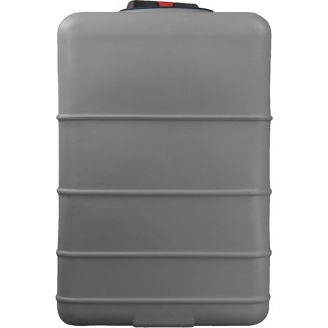Cuve récupération eau de pluie 500L - Réservoir aérien cubique Gris - Polyéthylène - ELBI CBA (1/5)
