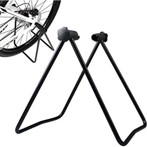 Lntyq Pied d'Atelier Vélo, Pied de Réparation Vélo Support Stand Réparation Parking Debout Présentoir Randonnée à Vélo équitation (1/5)