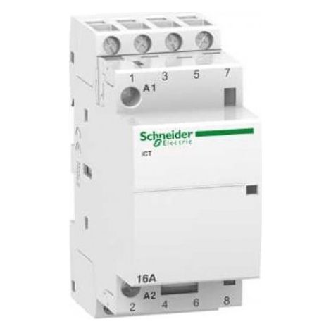 A9c22814 - Contacteur Tétrapolaire - 4no - 16a - Bobine 230vca - Schneider Acti 9 Ict