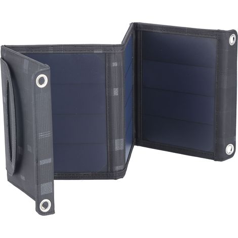 15W Faltbare, tragbare, wasserdichte Solar-Powerbank mit Befestigungsschnallen für Smartphones, Tablets und Kameras (1/5)