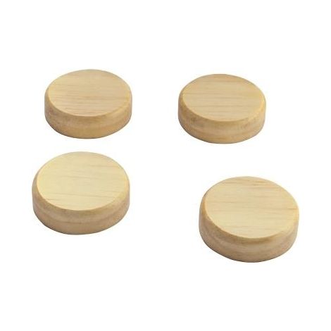 Imanes decorativos Sigel ba210 madera de pino 3,3 cm 4 unidades