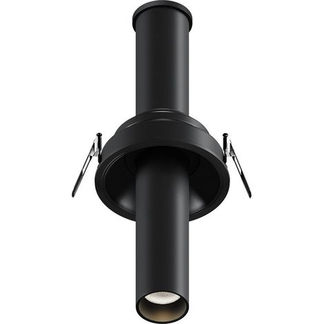 Spot encastré rond noir orientable 21cm LED 7W Maytoni (1/2)