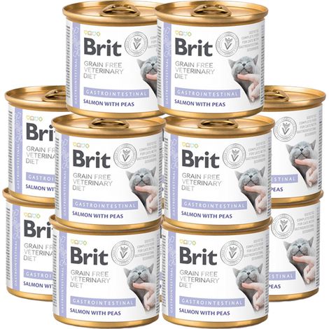 Brit GrainFree Diets Cat LATTINA GASTROINTESTINALE 12x200g (1/2)