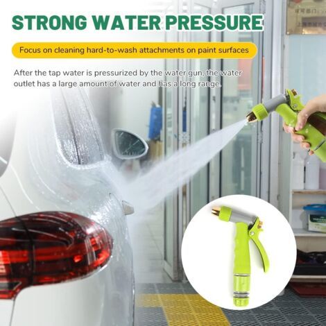 Pistolet d'arrosage en métal, lance haute pression, pulvérisateur à eau haute pression (1/3)