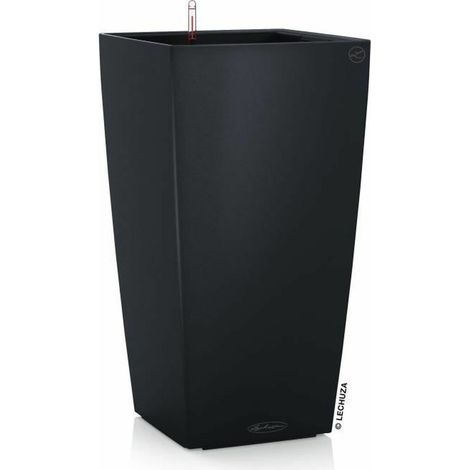 Lechuza Cubico Color 40 vaso da fiori ardesia
