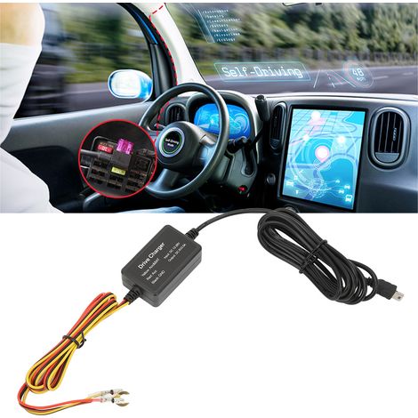 (Video verfügbar) Verkabelungssatz für Auto-DVR, MINI/MICRO/TYPE-C-USB-Adapter für Auto-DVR, GPS für Auto-DVR, 12–28 V auf 5 V, MINI-Verkabelungssatz für Auto-DVR (1/5)