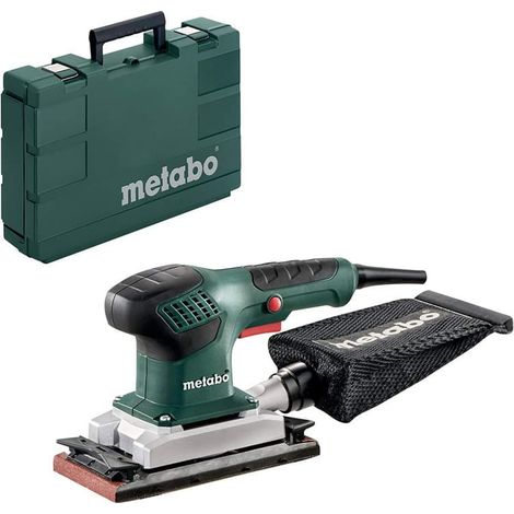 Metabo – Ponceuse orbitale 210W – Vitesse 22300/min – Plateau 92 x 184 mm – Système de serrage robuste – Sac à poussière inclus (1/7)