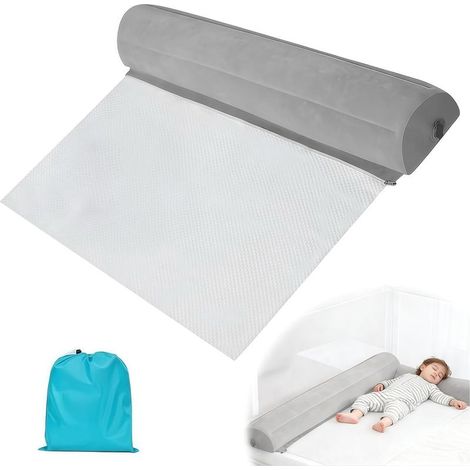 Barrière De Lit Pliable Et Portable Pour Bébé, Protection Anti-chute Gonflable Avec Rembourrage Sécurisé, Antidérapante Pour Tout-petit (1/5)