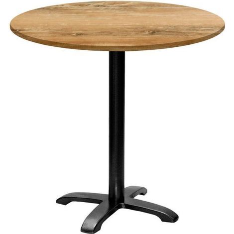 Table ronde Ø 80 cm - modèle Bazila chêne slovène