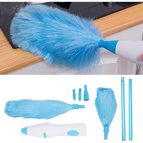 Nettoyeur électrique à plume flexible 180° pour stores, meubles et surfaces