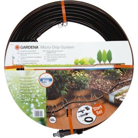 Tubo per irrigazione a goccia interrato Gardena da 13,7 mm, 50 metri, modello 1389-20 (1/5)