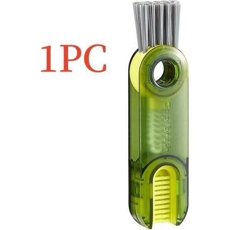 Goupillon Bouteille,3 en 1 Brosse de Nettoyage,Brosse à Récurer multifonctionnelles,pour Bouteilles multicolore GOUPILLON (1/5)
