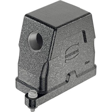 HARTING Han 10HPR Capot, 1xM25 sortie de câble latérale, Verrouillage par vis - 1 Stück