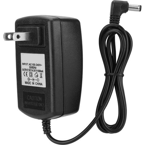 Chargeur adaptateur secteur 14,5V 500mAh pour balance électronique, sortie DC 5,5x2,1/2,5mm, entrée 100-240V, fiche US (1/5)