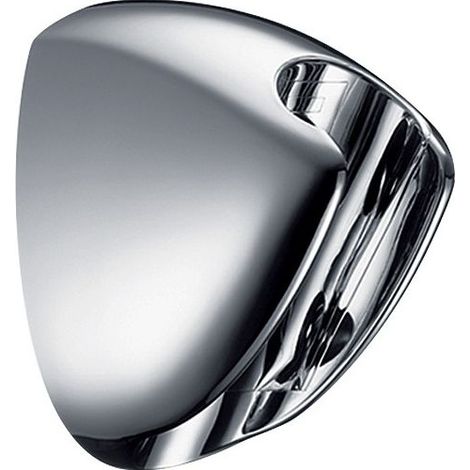 Hansgrohe – Wandmontierter Duschschlauchhalter mit konischer Überwurfmutter – Hochglanzverchromt – Schnelle Montage – Kompatibel mit allen Schläuchen