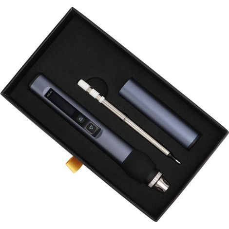 Fer à souder électrique numérique intelligent thermorégulé interne PD65W 9-20V bleu - Outil de réparation de soudure thermostatique (1/5)