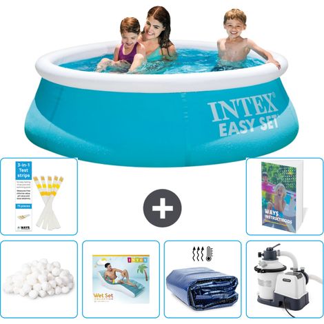 Intex Piscina Easy Set Rotonda - 183x51 cm - 7-pezzi  S5