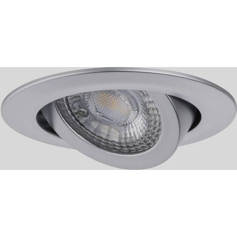 Paulmann Kit de focos LED empotrables cromo mate 82 mm