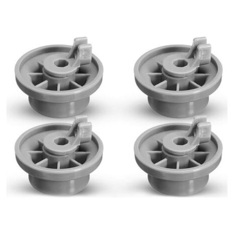 Lot de 4 Roulettes de Lave-vaisselle pour Panier Inférieur, roulettes panier lave-vaisselle,Roues de Lave-vaisselle pour Siemens, Bosch 165314