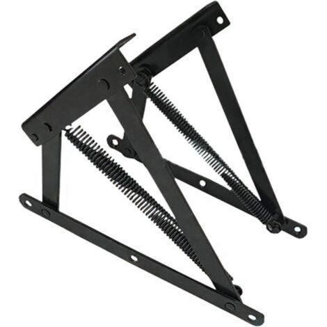 1 pair of lower hinges, sofa bed, storage compartment, lifting hinge, spring mechanism for folding chair and reclining bed frame with hinge and spring box (1/5)