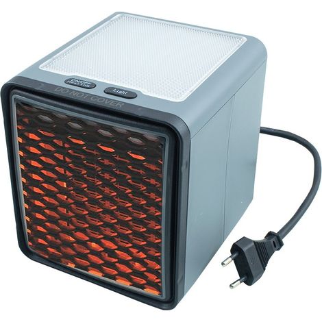 Estufa eléctrica portátil Purificador de aire 1200W Placa de cerámica ajustable