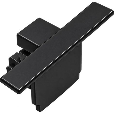 Embout de Fermeture pour Rail Encastrable Triphasé Noir - SILAMP (1/2)