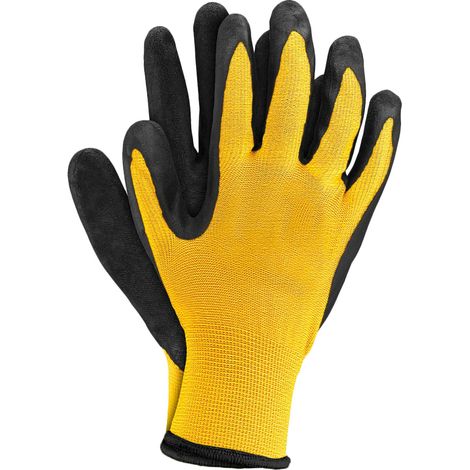 Guanti rivestiti in poliestere rtel giallo 9, PP003 - 12.0 PAR - REK rtel Y9