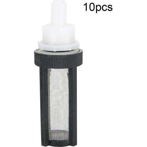 Lot de 10 filtres à eau submersibles pour aquarium, avec tamis de filtration et accessoires de nettoyage. (1/5)