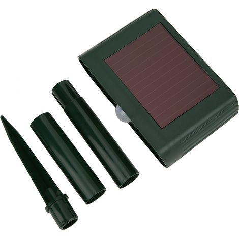 Répulsif anti-animaux solaire étanche d'extérieur à ultrasons infrarouge pour souris et oiseaux (1/5)