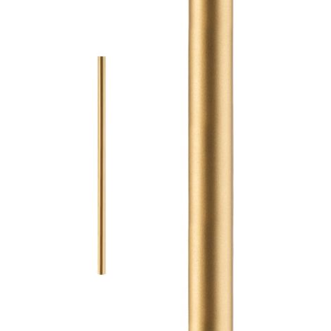 Abat-jour tube suspension or satiné 75 cm Nowodvorski