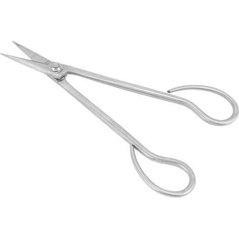 Cisaille à bonsaï en acier inoxydable, sécateur à feuilles et pousses avec long manche pour fleurs et légumes du jardin (1/5)