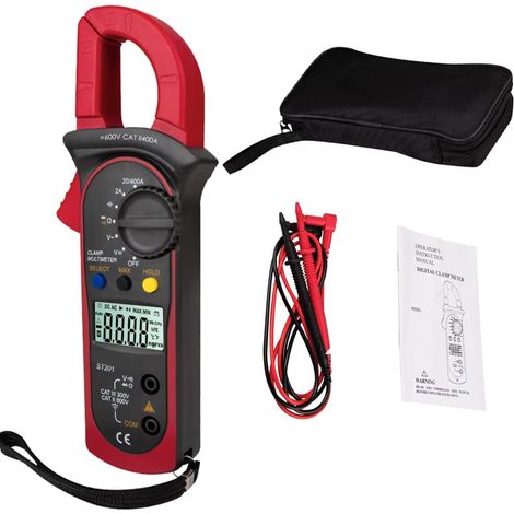 Digitales Zangenmessgerät, automatisches Profi-Multimeter, Profi-Multimeter 6000 TRMS Counts, Voltmeter, Amperemeter, AC/DC-Spannungsprüfer, Wechselstrom