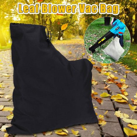 Sacs de soufflage - Sac noir avec fermeture éclair au fond - Tissu Oxford - Sac aspirateur pour feuilles avec fermeture éclair à l'extrémité et au fond - AquaForge (1/5)