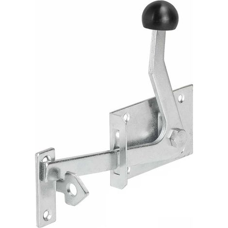 Vormann Gartentorfalle Typ 1 H100xB80xS2mm blau verz.re./li.verwendbar m.Klinkhaken (1/5)