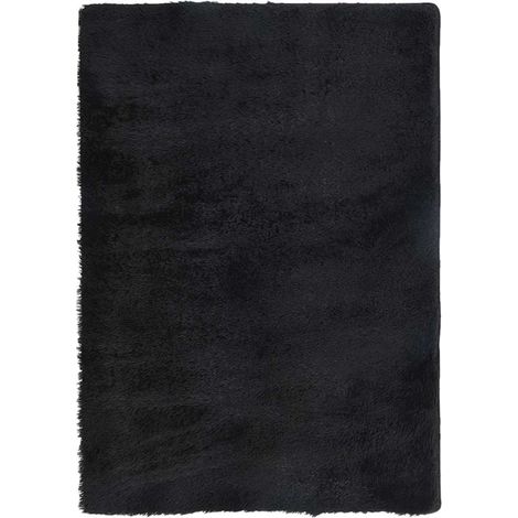 Maison Exclusive - Tappeto Shaggy a Pelo Lungo NAVARRA Nero 160x230 cm poliestere